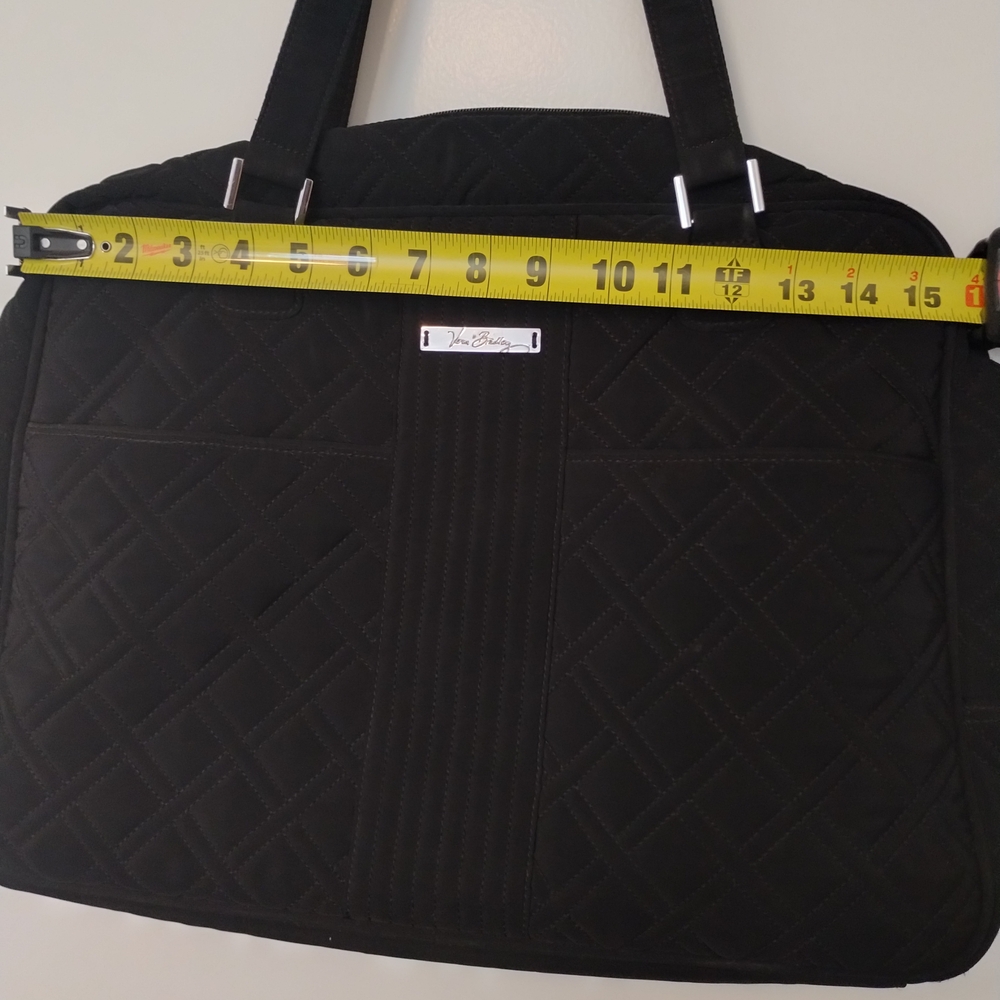 Vera Bradley Black Laptop Bag with Sophisticated Style - Picture 16 of 16